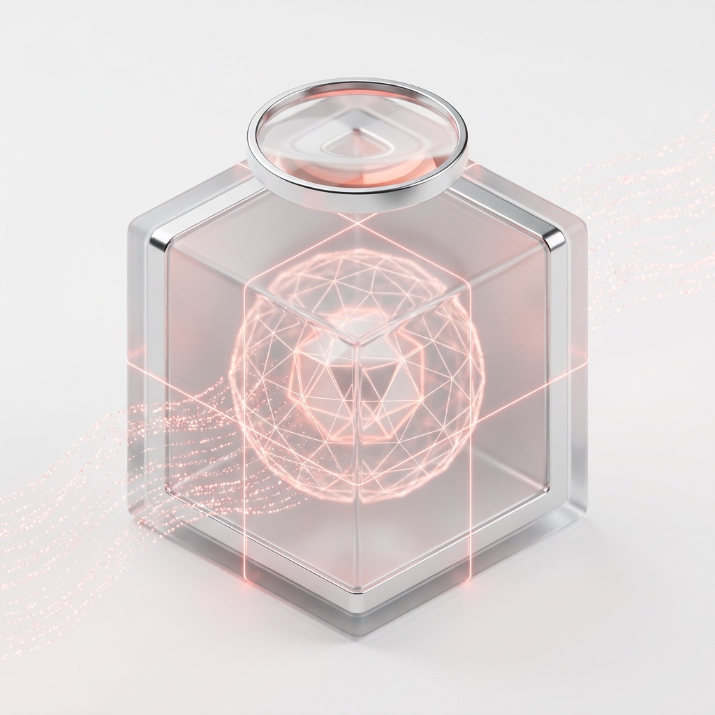 Light glass sculpture artwork for the Foundations phase
